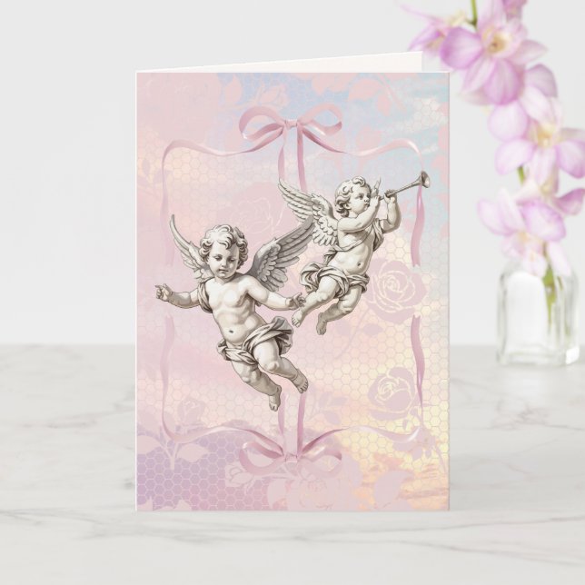 Cupids Triumph Valentinstagskarte Karte (Orchidee)