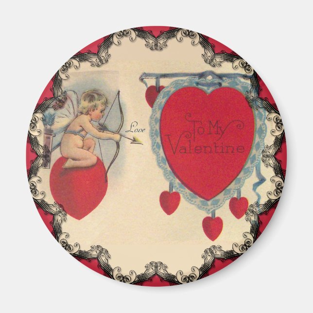 Cupids Valentine Message Magnet (Vorne)