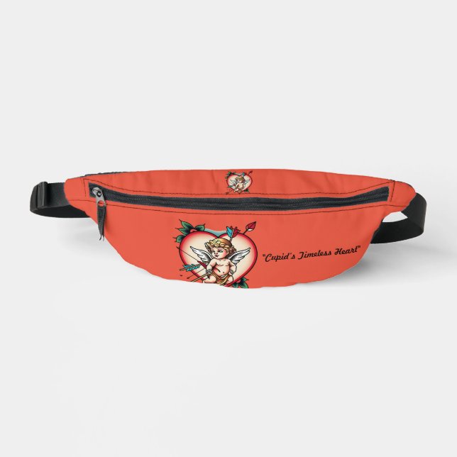 "Cupids zeitloses Herz" Bauchtasche (Vorderseite)