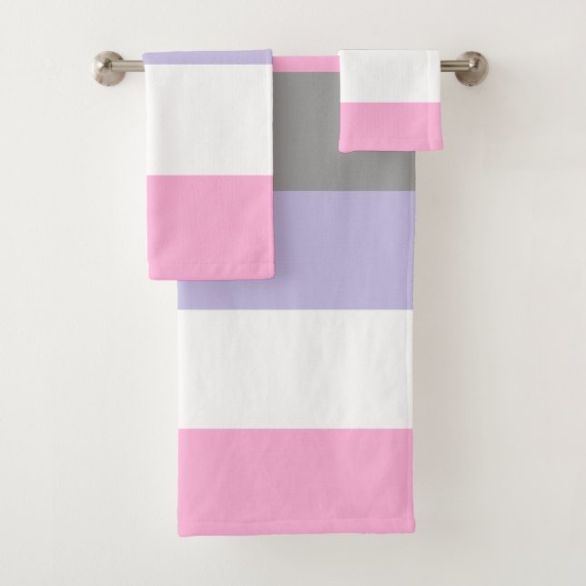 Cupioromantic Pride Flag  Badhandtuch Set (Insitu)