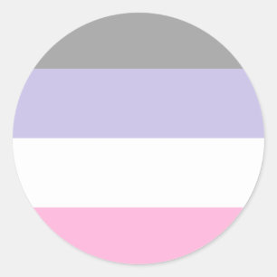 Cupiosexual Pride Flag  Runder Aufkleber