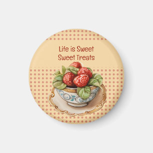 CupKuchen und Punkte Magnet