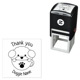 Cupoodle Wood Art Briefmarke Permastempel