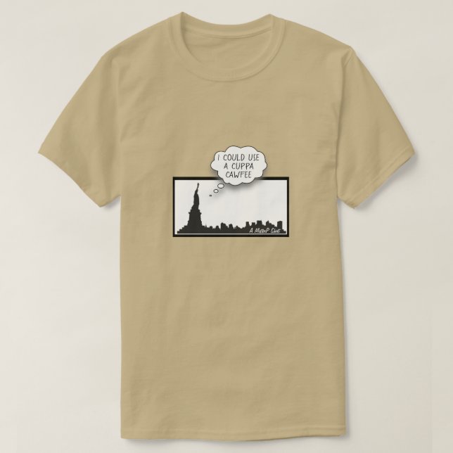 Cuppa Cawfee - Ein MisterP-Shirt T-Shirt (Design vorne)