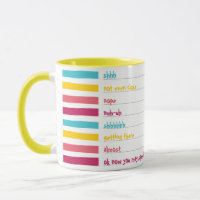 Cuppa Fun farbenfrohe gestreifte Candy Shushs!