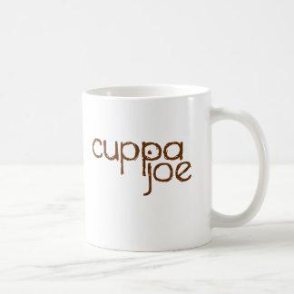 cuppa Joe-Logo im Braun - Tasse