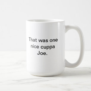 Cuppa Joe Tasse