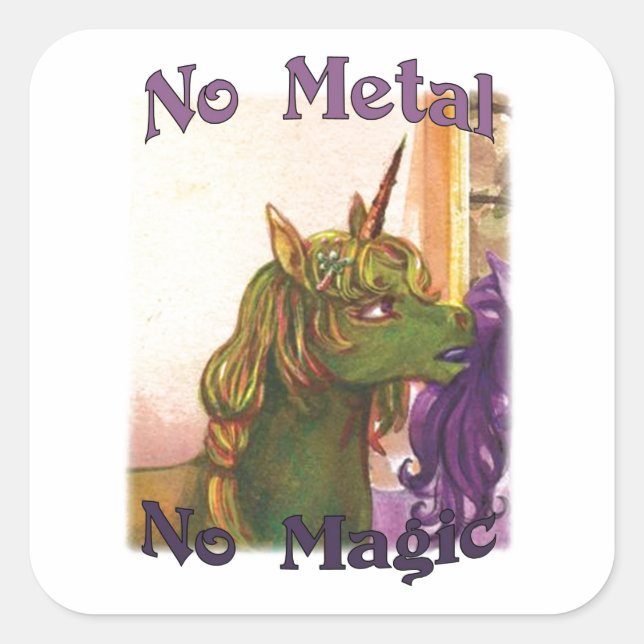 Cuprum No Metal No Magic Stickers (Vorderseite)