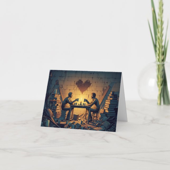 Cups der Liebe von Candlelight Karte (Vorderseite)