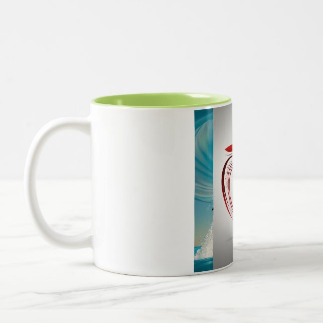 Cups mit bester Qualität Zweifarbige Tasse (Links)