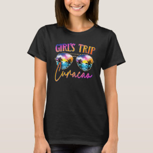 Curacao 2022 Caribe Girls Trip Sonnenbrille Sommer T-Shirt