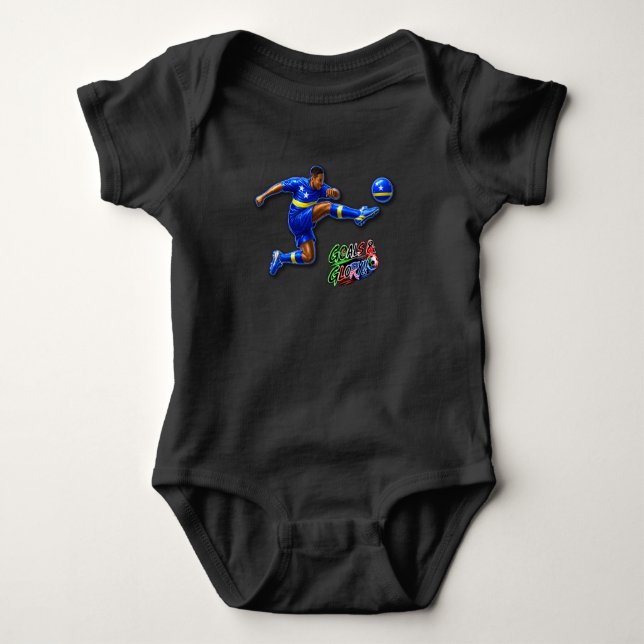 Curaçao Baby Strampler (Vorderseite)