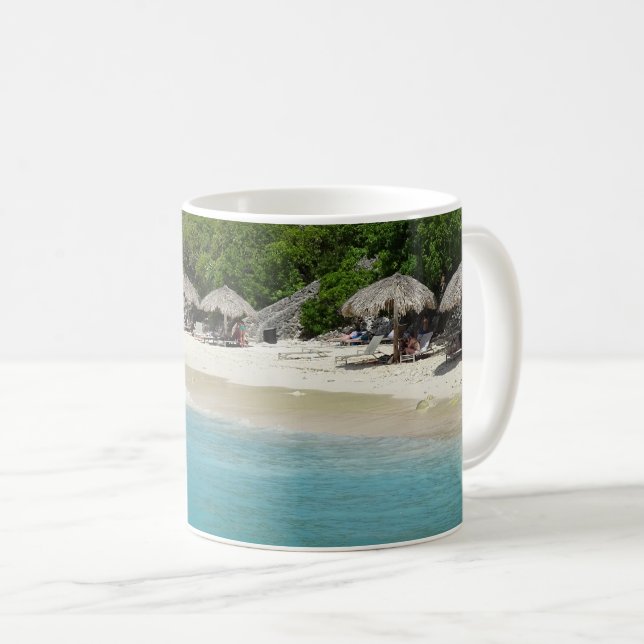 Curaçao Beach Kaffeetasse (VorderseiteRechts)