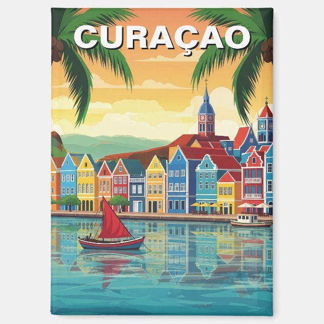 Curacao Dutch Caribbean Magnet (Vorderseite)
