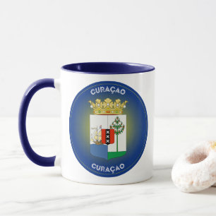 Curaçao-Erbe-Emblem Tasse