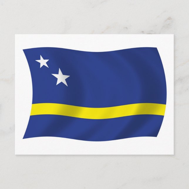 Curacao Flag Postkarte (Vorderseite)