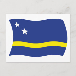 Curaçao Flag Postkarte