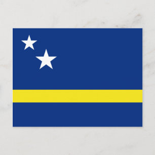 Curaçao Flag Postkarte