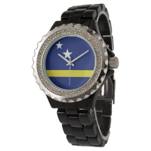 Curaçao-Flagge Armbanduhr