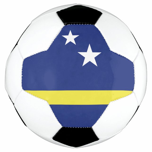 Curaçao-Flagge Fußball (Vorderseite)
