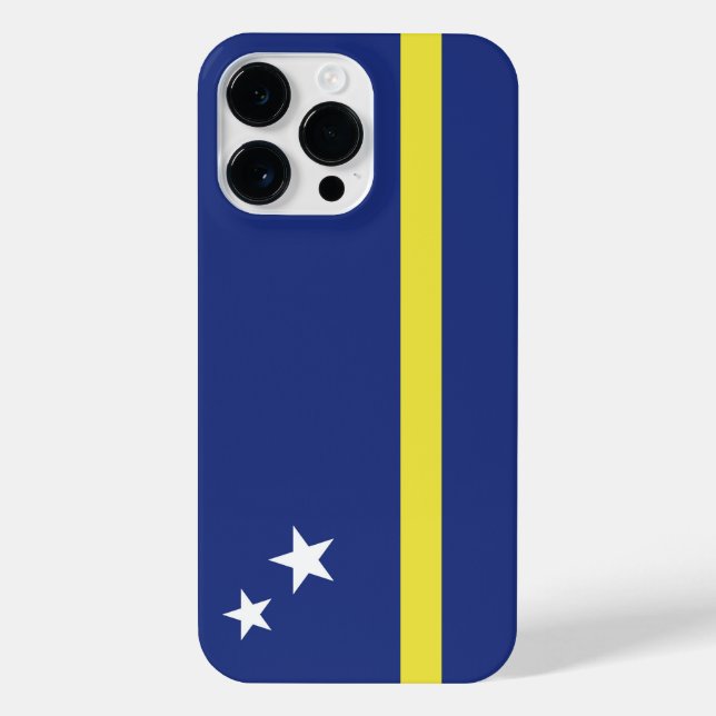 Curaçao-Flagge iPhone Hülle (Rückseite)