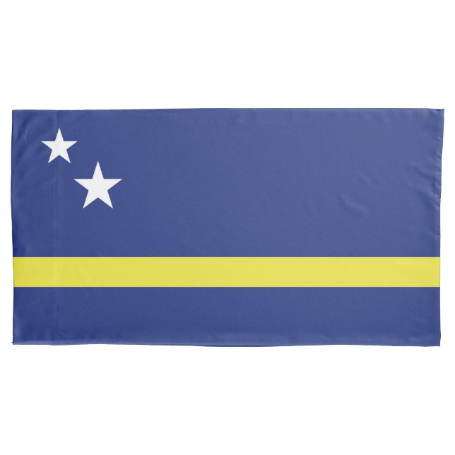 Curaçao-Flagge Kissenbezug (Vorderseite)