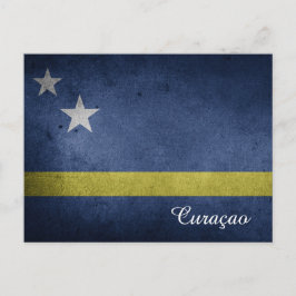 Curacao-Flagge Postkarte