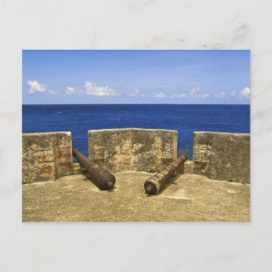 Curacao. Fort Beekenburg Caracas Bay. Postkarte