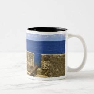 Curaçao. Fort Beekenburg Caracas-Bucht. Zweifarbige Tasse