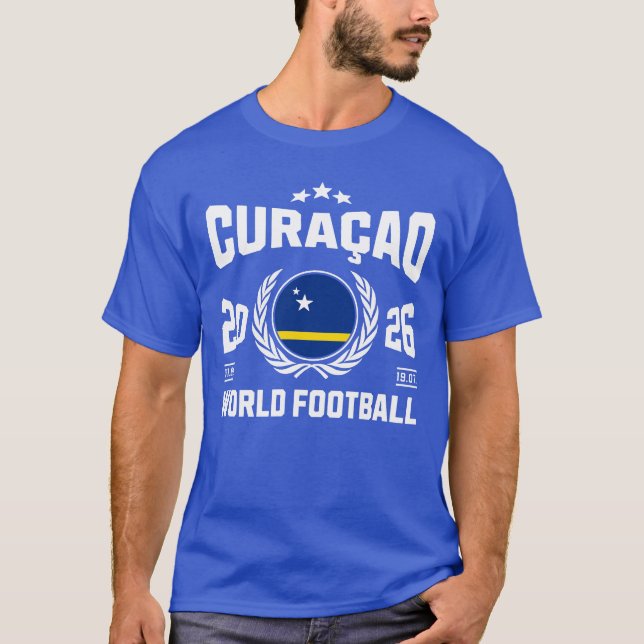 Curaçao Fußball 2026 T-Shirt (Vorderseite)