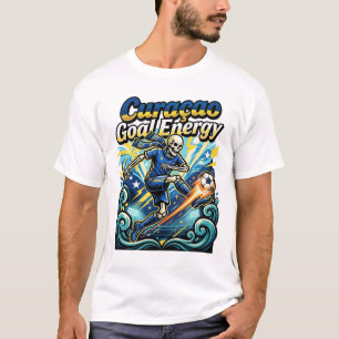 Curaçao Goal Energy Skelett Stürmer Nationen Bold T-Shirt