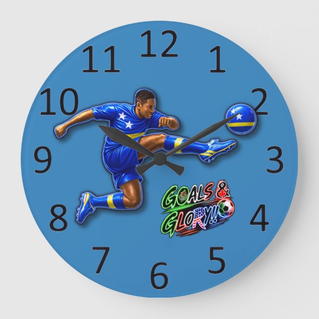 Curaçao  große wanduhr (Vorderseite)