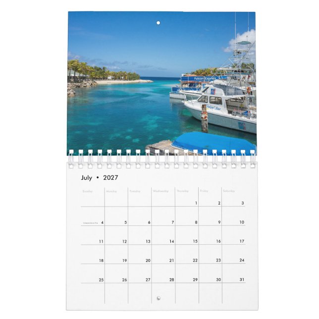 Curacao-Kalender 2020 Kalender (Jul 2027)