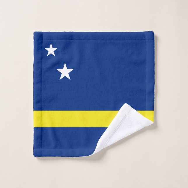 Curaçao kennzeichnen badhandtuch set (Waschlappen)