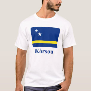 Curaçao kennzeichnen mit Namen in Papiamento T-Shirt