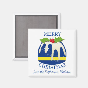 CURAÇAO Korsou Festiver Pflaumenpudding Weihna Magnet