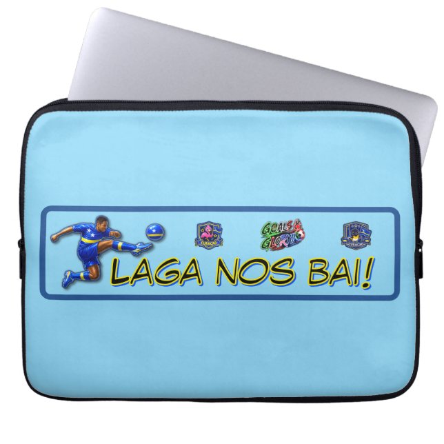 Curaçao Let's Go Laptopschutzhülle (Vorderseite)