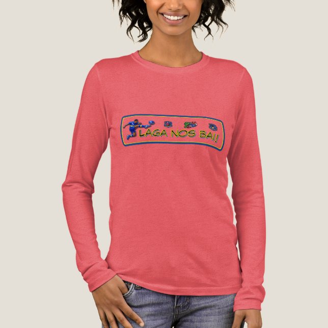 Curaçao Let's Go Tri-Blend Shirt (Vorderseite)