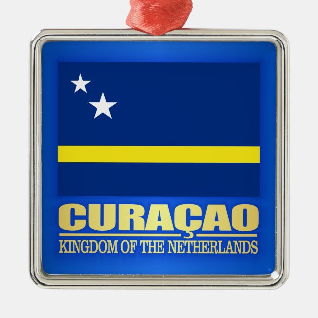Curacao Ornament Aus Metall (Vorne)