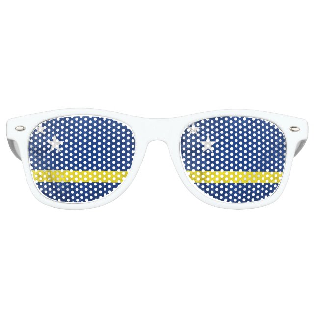 Curacao Partybrille (Vorderseite)
