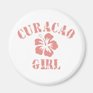 Curacao Rosa Mädchen Magnet