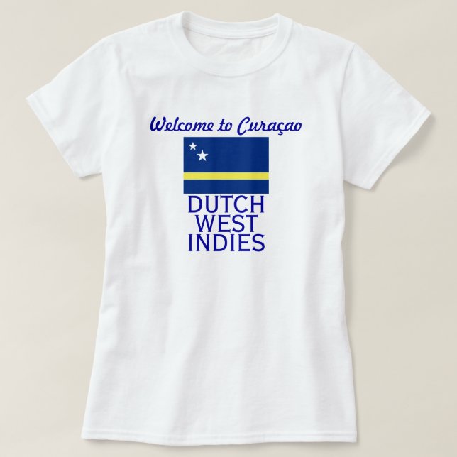 Curaçao-Shirt T-Shirt (Design vorne)