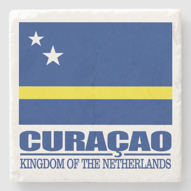 Curacao Steinuntersetzer (Vorderseite)