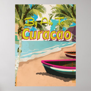 Curaçao Vintage-Reiseposter Poster