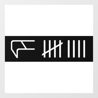 Curb Score Window Cling Fensteraufkleber