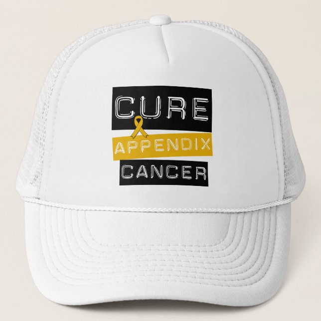 CURE-Anlage Cancer Truckerkappe (Vorderseite)