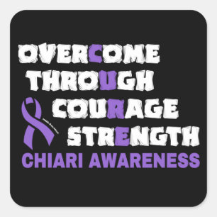CURE...Chiari Square Sticker