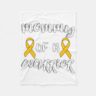 Cure Childhood Cancer Awareness Mum Of A Warrior  Fleecedecke