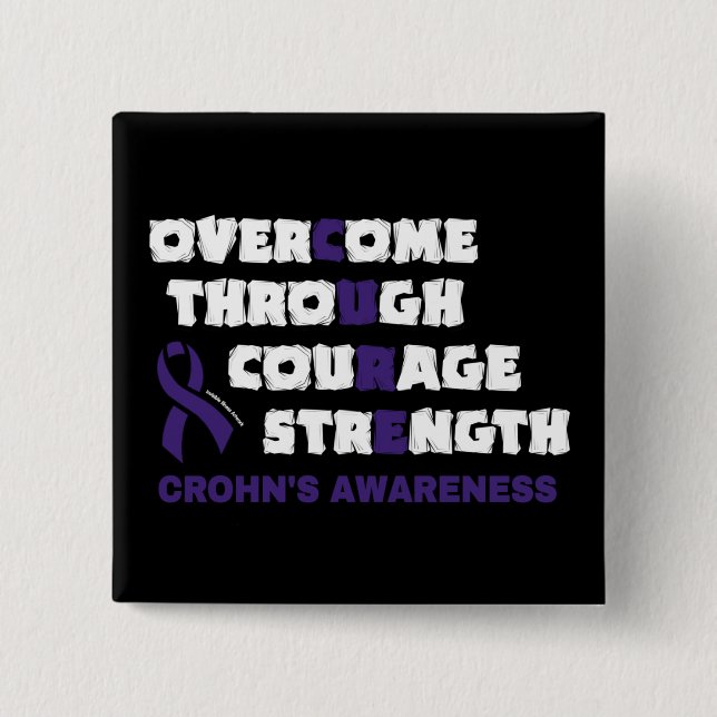 CURE...Crohn's Button (Vorderseite)