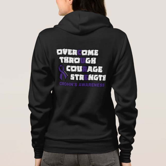 CURE.. Crohn's Hoodie (Rückseite)